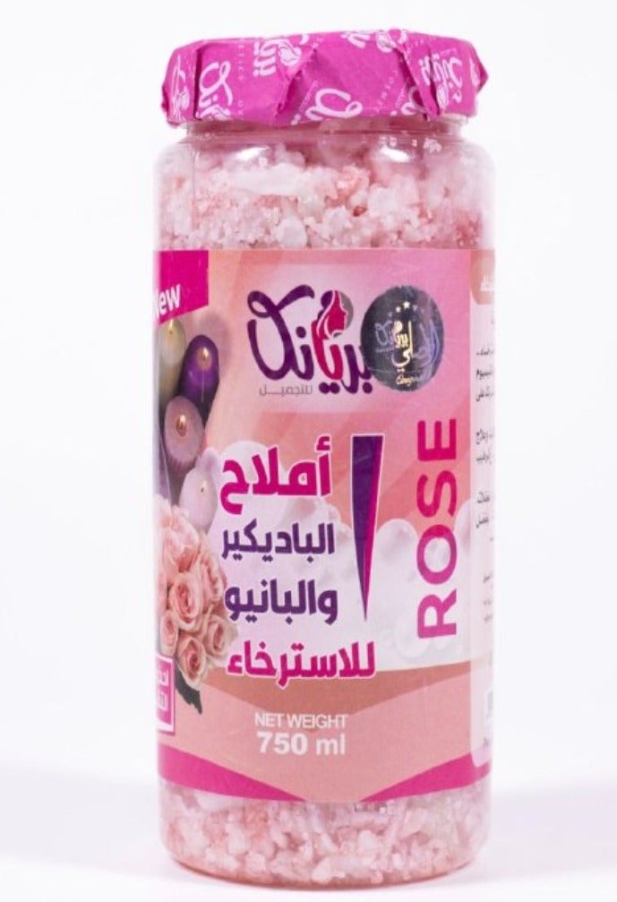 Relaxing pedicure and bath salts with a Flowers scent, 750ml